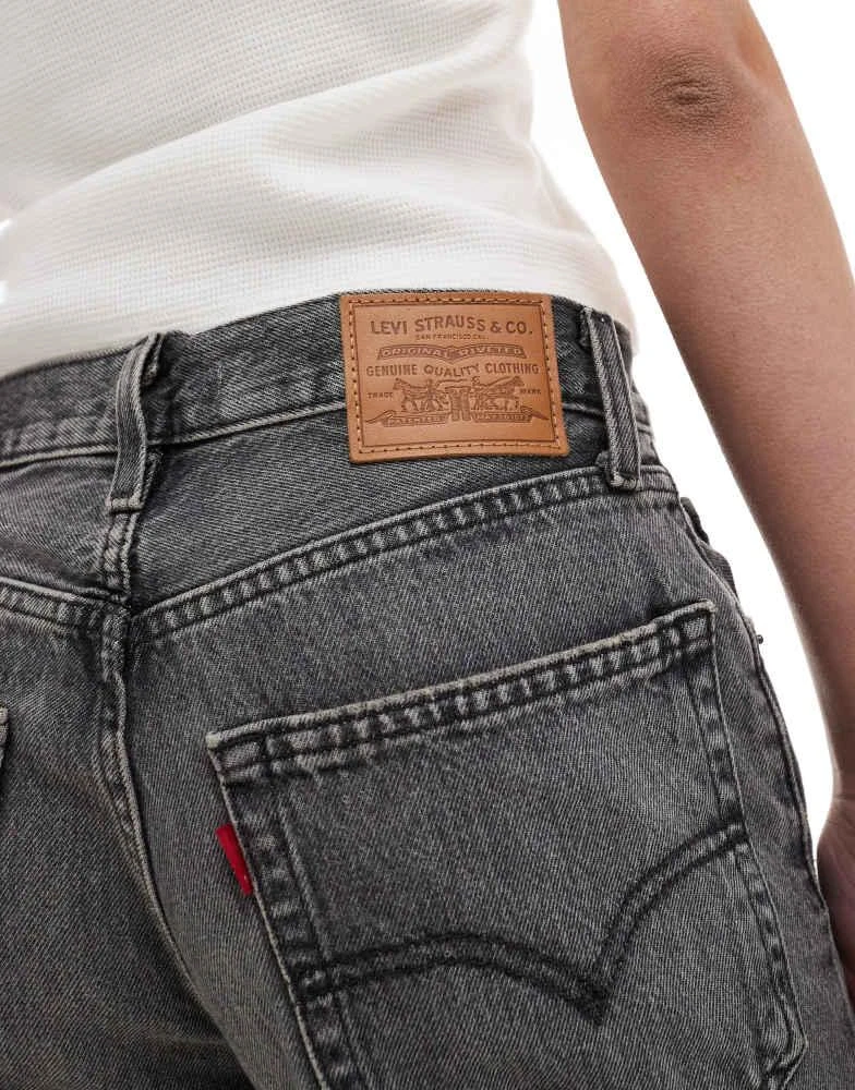 Levi's Levi's baggy dad jeans in washed black 3