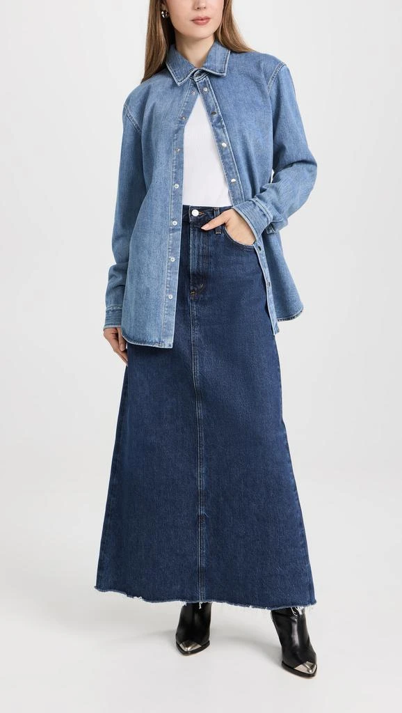 AGOLDE Hilla Denim Skirt 4