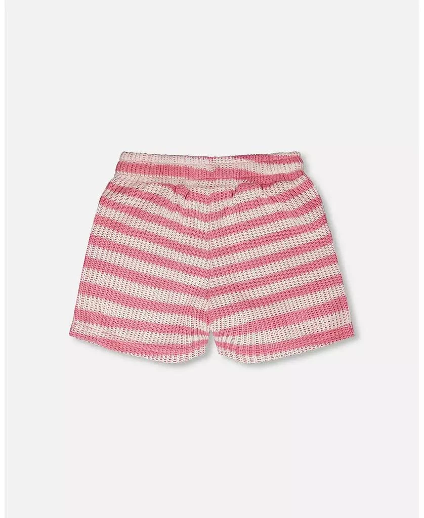 Deux par Deux Toddler Girls Striped Shorts 3