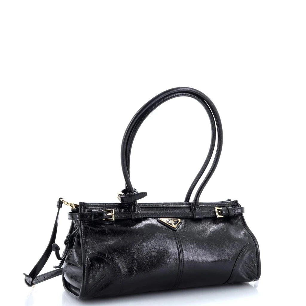 Prada Belted Convertible Shoulder Bag Vitello Shine Medium 2