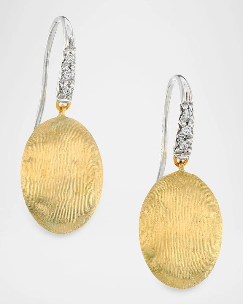 Marco Bicego Siviglia 18K Gold Diamond Drop Earrings