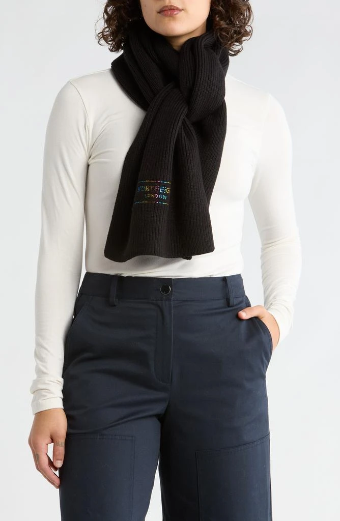 Kurt Geiger Crystal Logo Scarf