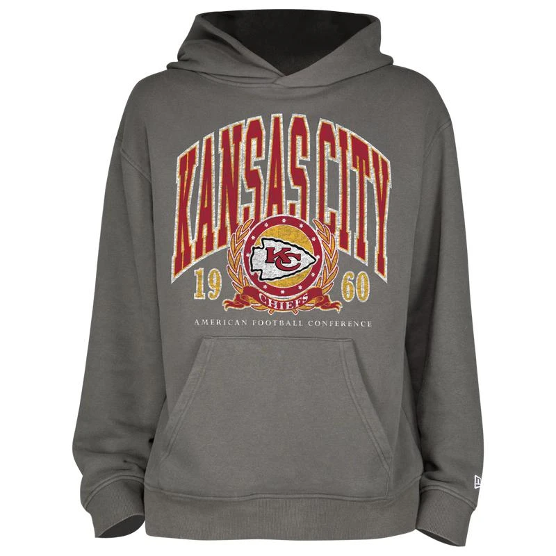 New Era New Era Chiefs Fitted Pullover Hoodie - Men's 1