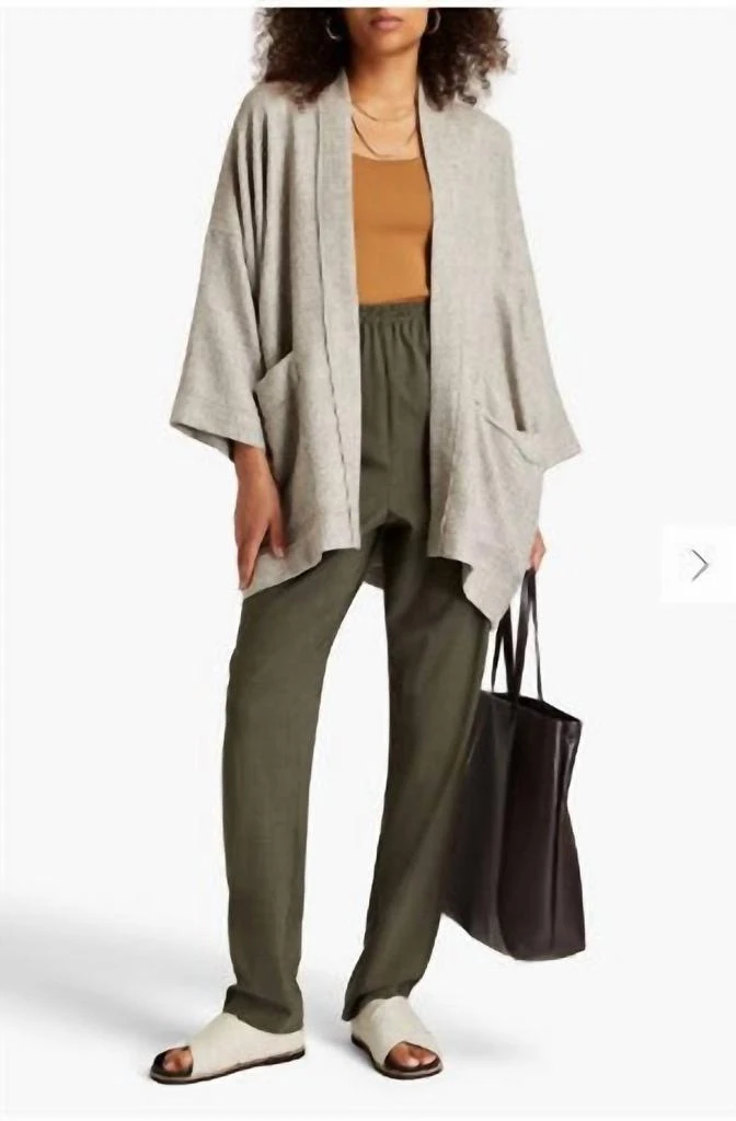Eskandar Eskandar - Slub Alpaca-Blend Kimono