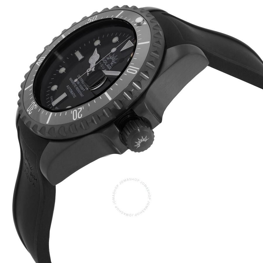 Solar Aqua Deep Bay Automatic Black Dial Men's Watch SA0020.0011