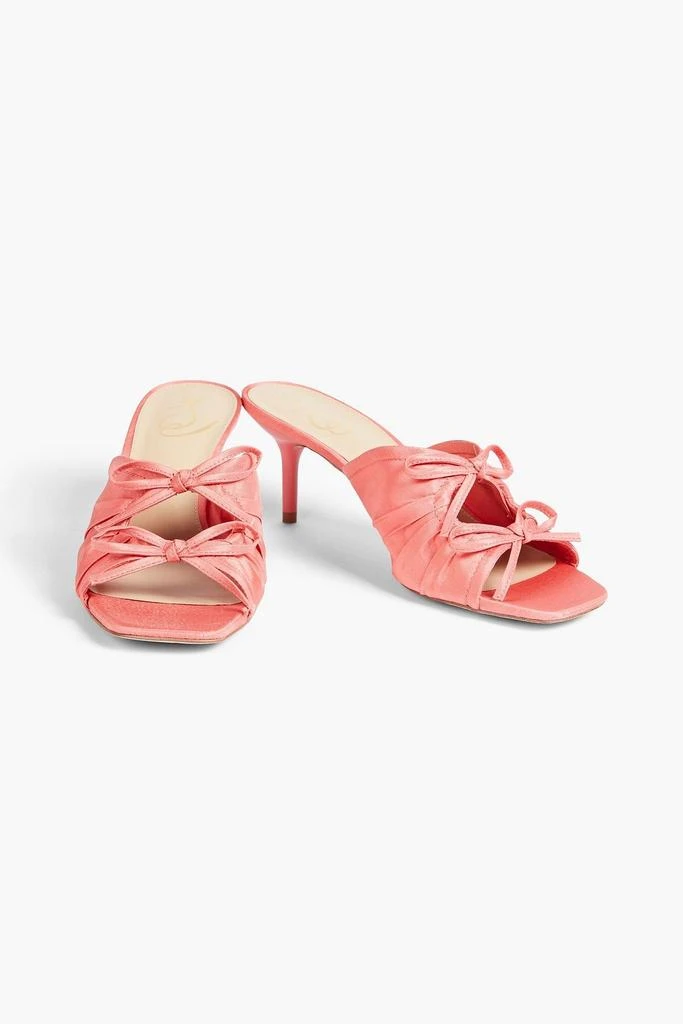 Sam Edelman Pia bow-detailed satin mules 2