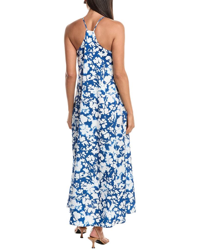 Nicole Miller Palma Satin Maxi Dress