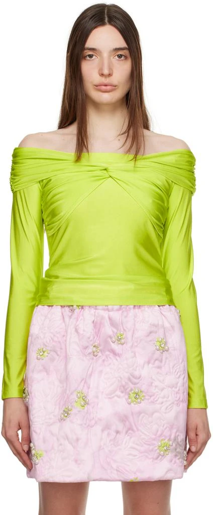Stine Goya Green Yuna Long Sleeve T-Shirt 1