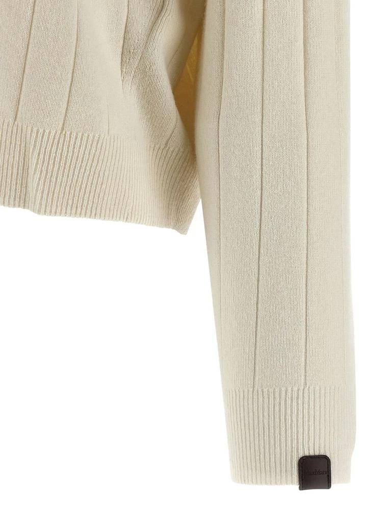 Max Mara Max Mara Rubiera Zipped Knitted Cardigan 4