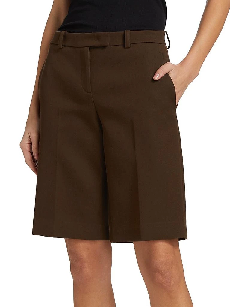 Michael Kors City Cotton-Blend Tailored Shorts 3