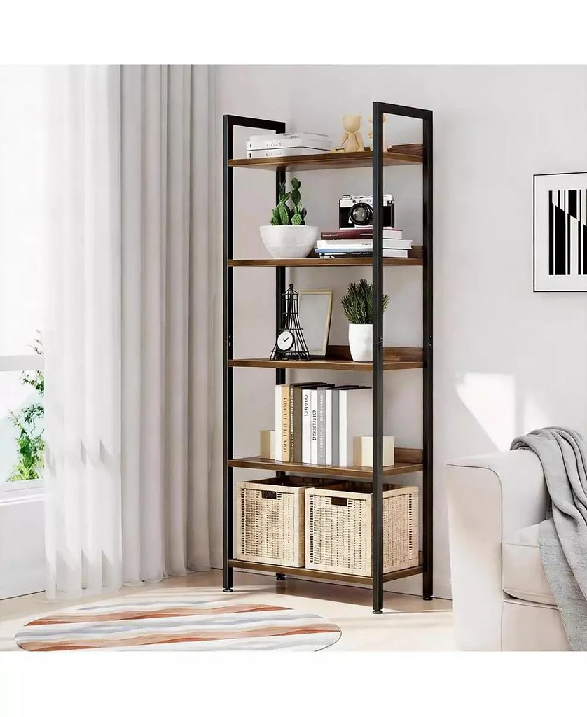 YIGII Multifunctional Bookshelf - Modern Design, Waterproof Panels, Easy Assembly 3