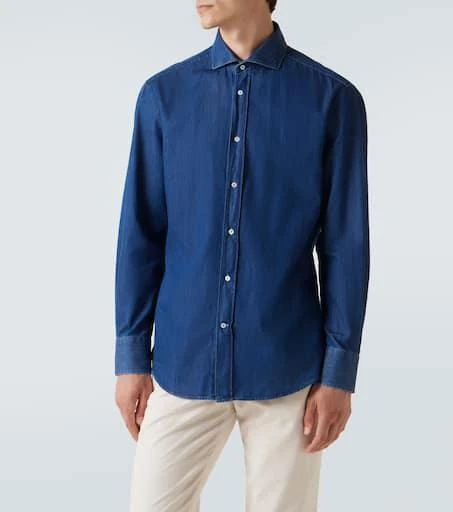 Brunello Cucinelli Cotton denim shirt 3