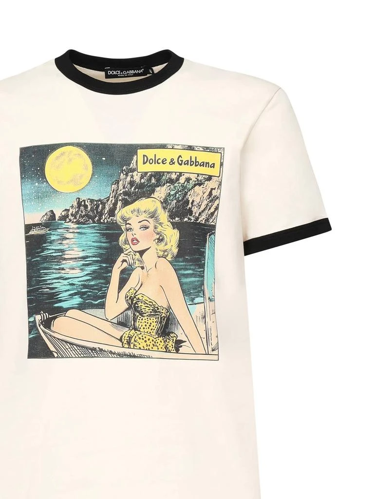 Dolce 
Gabbana Dolce 
Gabbana Graphic Printed Crewneck T-Shirt 3