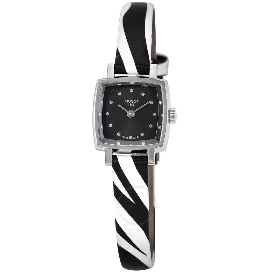 Tissot Lovely Quartz Diamond Black Dial Ladies Watch T058.109.17.056.00 1