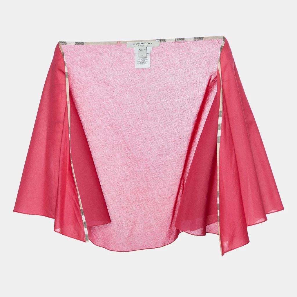 Burberry Burberry Coral Pink Cotton Sarong S 1