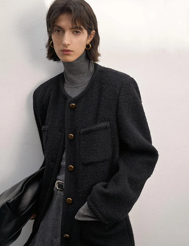 Pixie Market Tweed Button Jacket 8