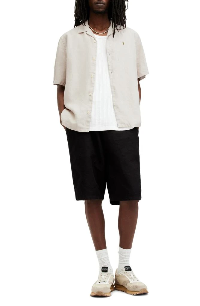 ALL SAINTS Audley Button-Up Camp Shirt 5