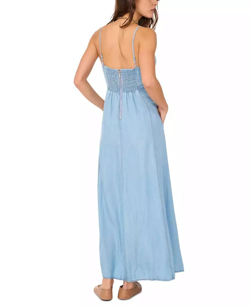 1. State Women's Chambray V-Neck Maxi Dress 2