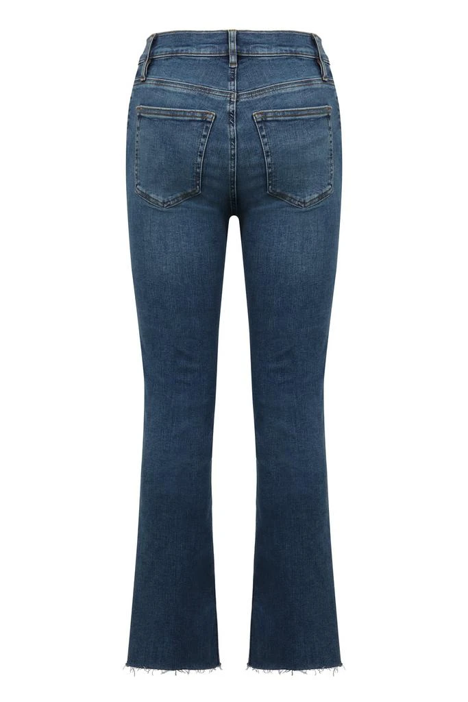 FRAME Frame Le High Straight Raw Fray Jeans 2