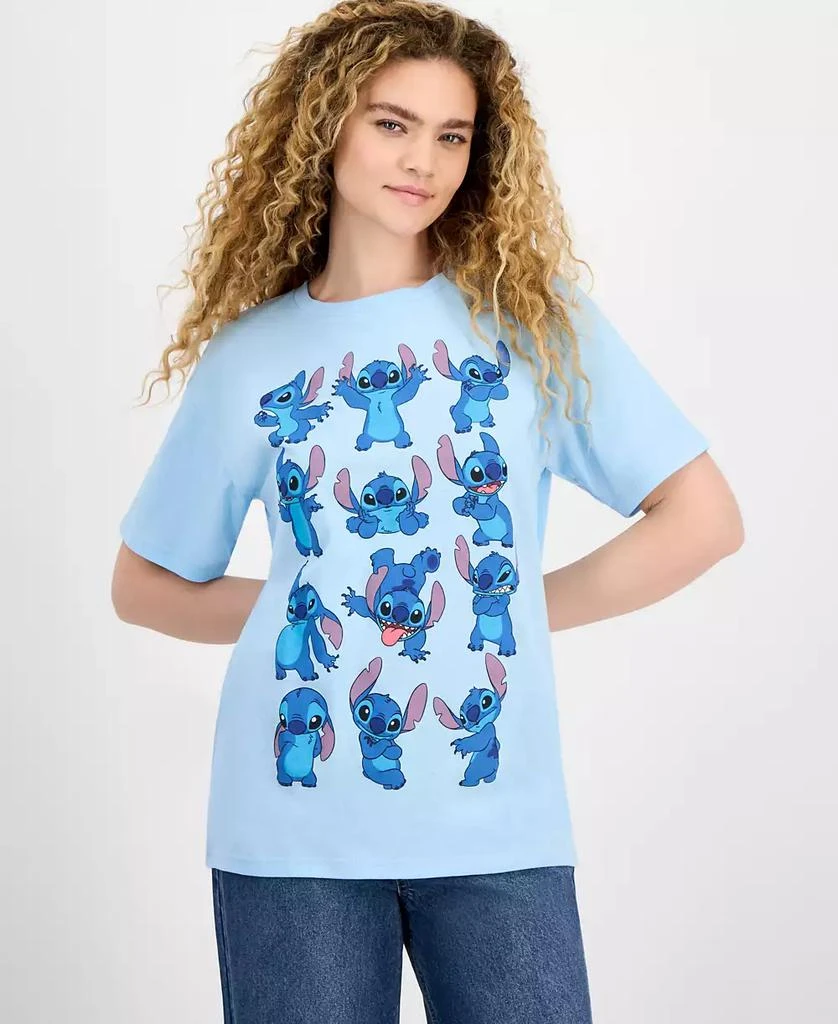 Freeze 24-7 Juniors' Stitch Grid Graphic T-Shirt 1