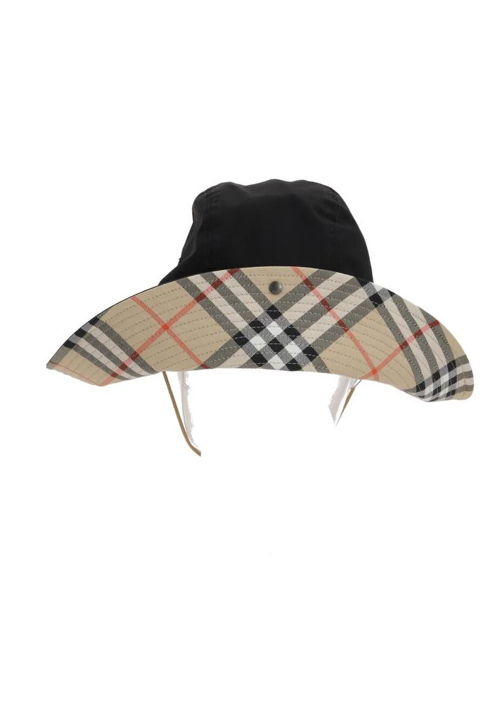 Burberry Burberry Check Brim Gabardine Bucket Hat 2