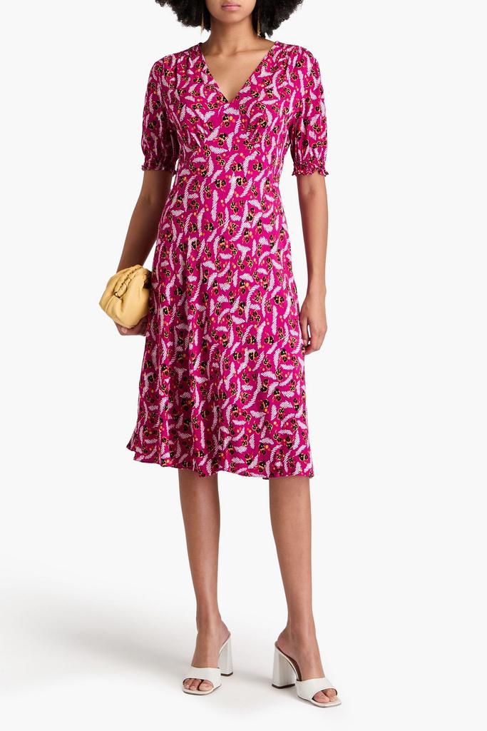 Diane von Furstenberg Jemma printed crepe dress