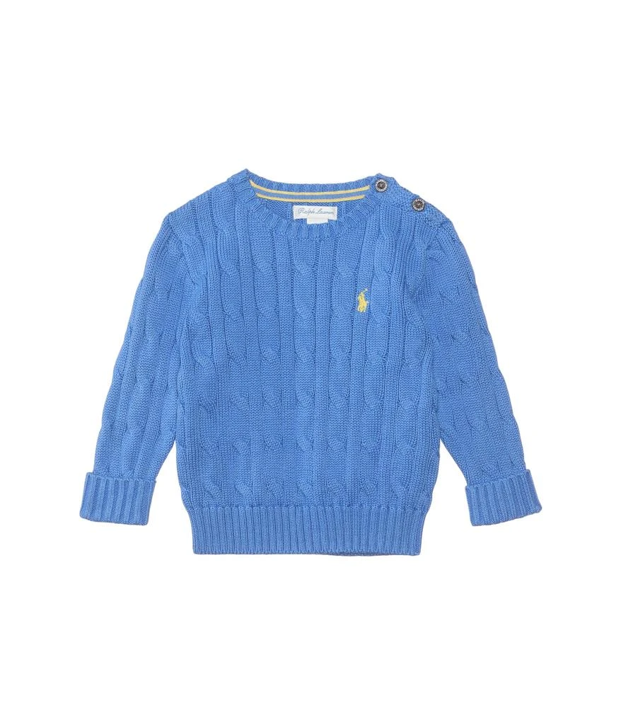 Ralph Lauren Cable-Knit Cotton Sweater (Infant) 1