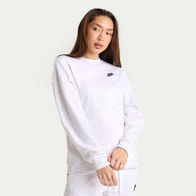 NIKE Women's Nike Sportswear Club Fleece Loose Crewneck Sweatshirt 1