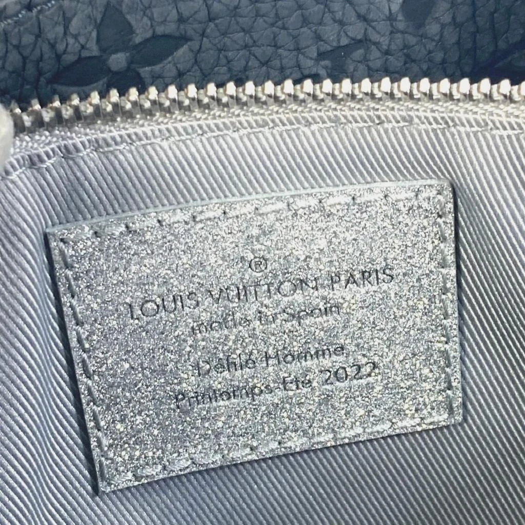 Louis Vuitton Louis Vuitton Silver Glitter Leather Damier In The Loop Trio Pouch Shoulder Bag 12
