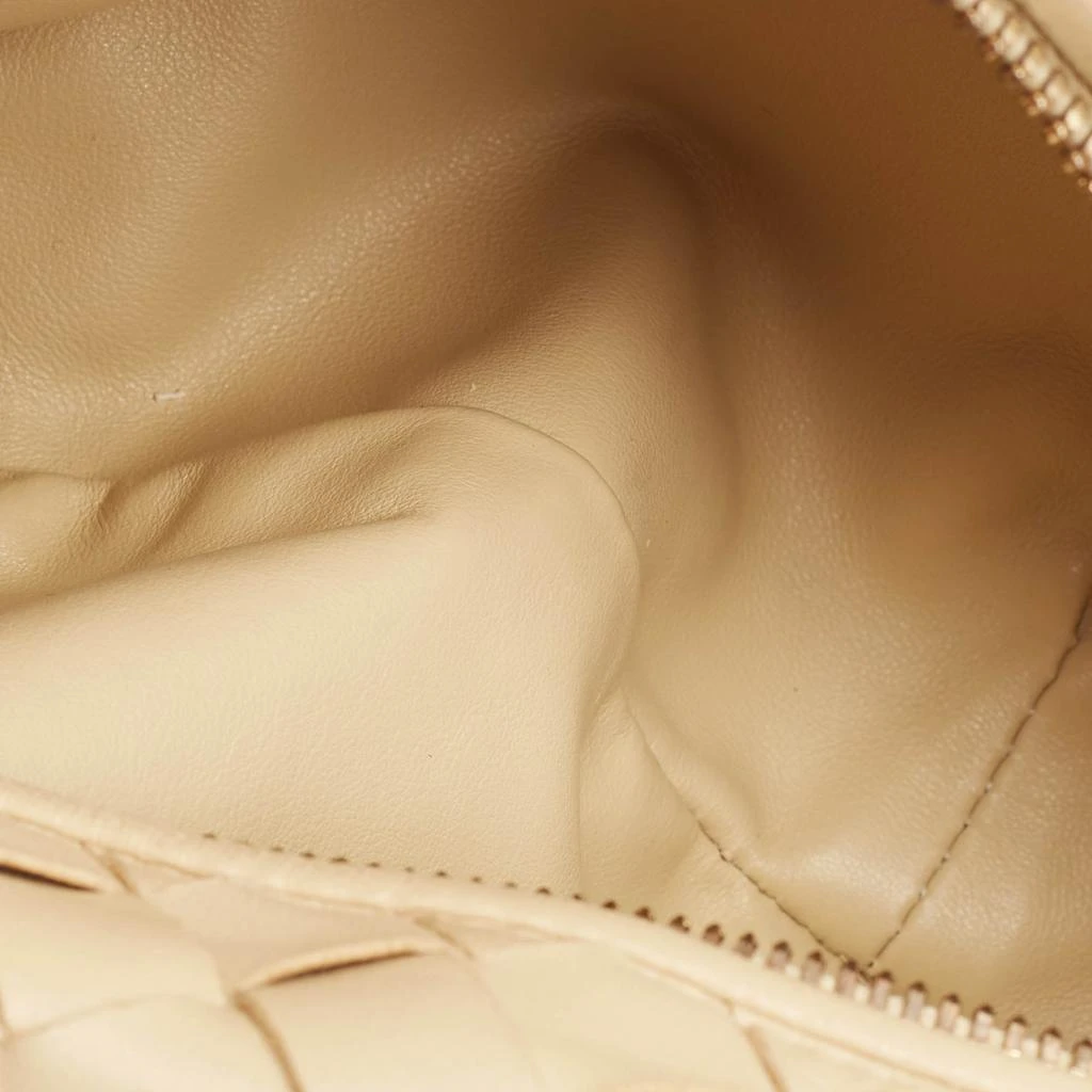 Bottega Veneta Bottega Veneta Beige Intrecciato Suede Mini Jodie Hobo 7