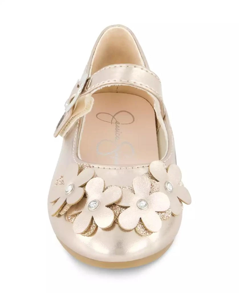 Jessica Simpson Toddler Girls Amy Petal Ballet Flat 11
