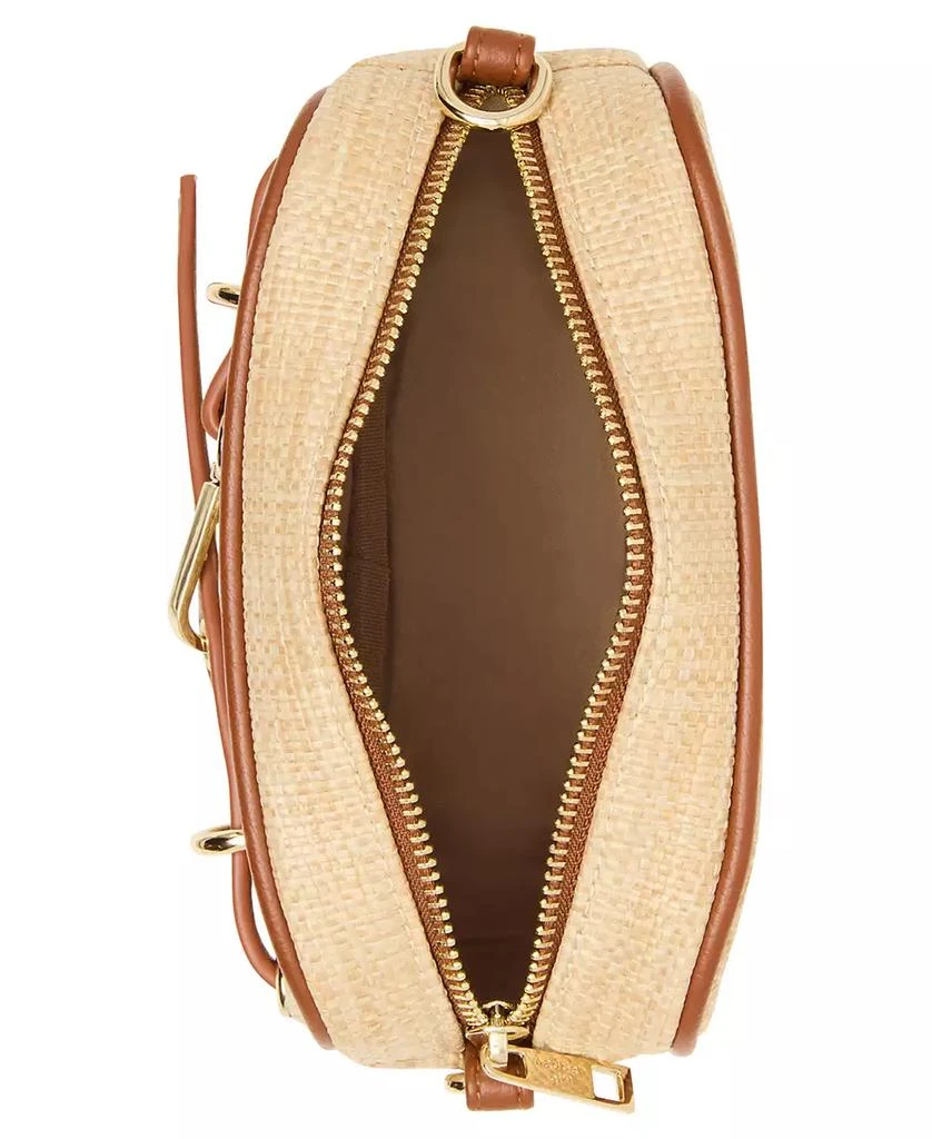 Madden Girl Millies Straw Camera Mini Crossbody Bag 4
