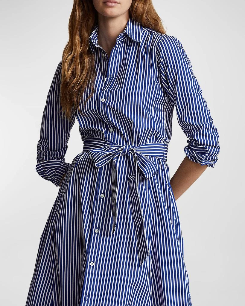 Polo Ralph Lauren Belted Striped Cotton Shirtdress 3