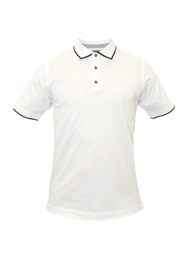 Kiton Kiton Short-Sleeved Buttoned Polo Shirt 1