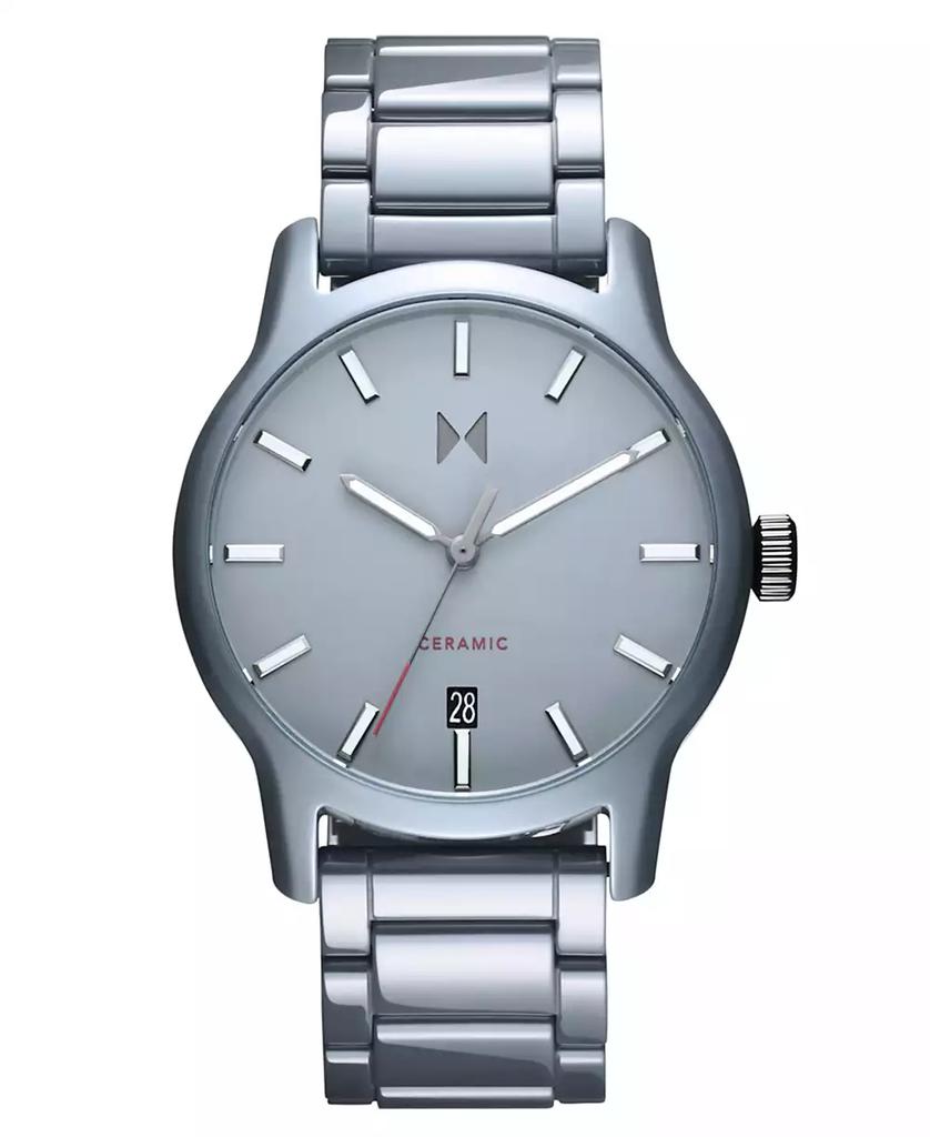 MVMT Men's Classic II Gray Ceramic Bracelet Watch ,44mm
