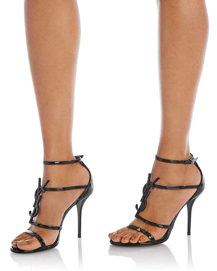 Yves Saint Laurent Women's Cassandra Strappy High Heel Sandals 2