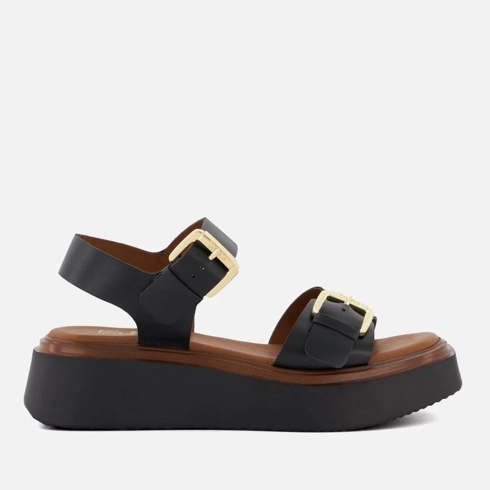 Dune DUNE LONDON WOMEN'S LOELLS LEATHER FLATFORM SANDALS 1