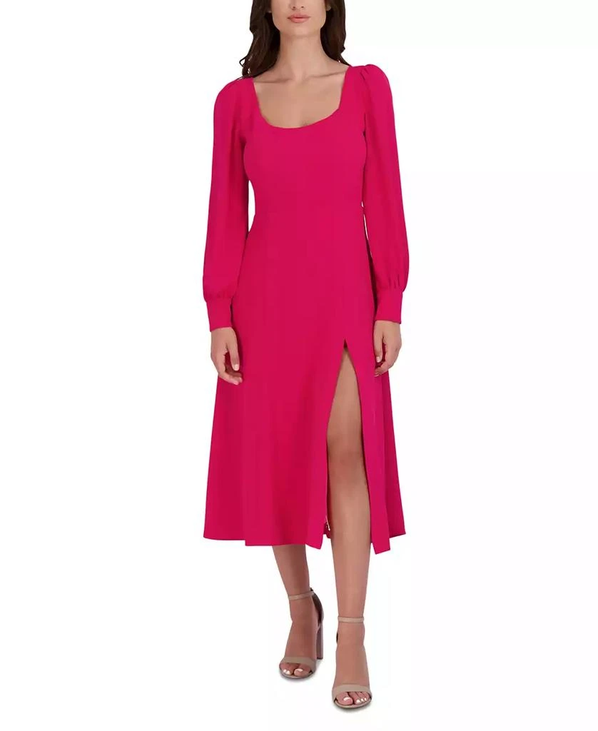 julia jordan Women's Long-Sleeve Midi Dress 1