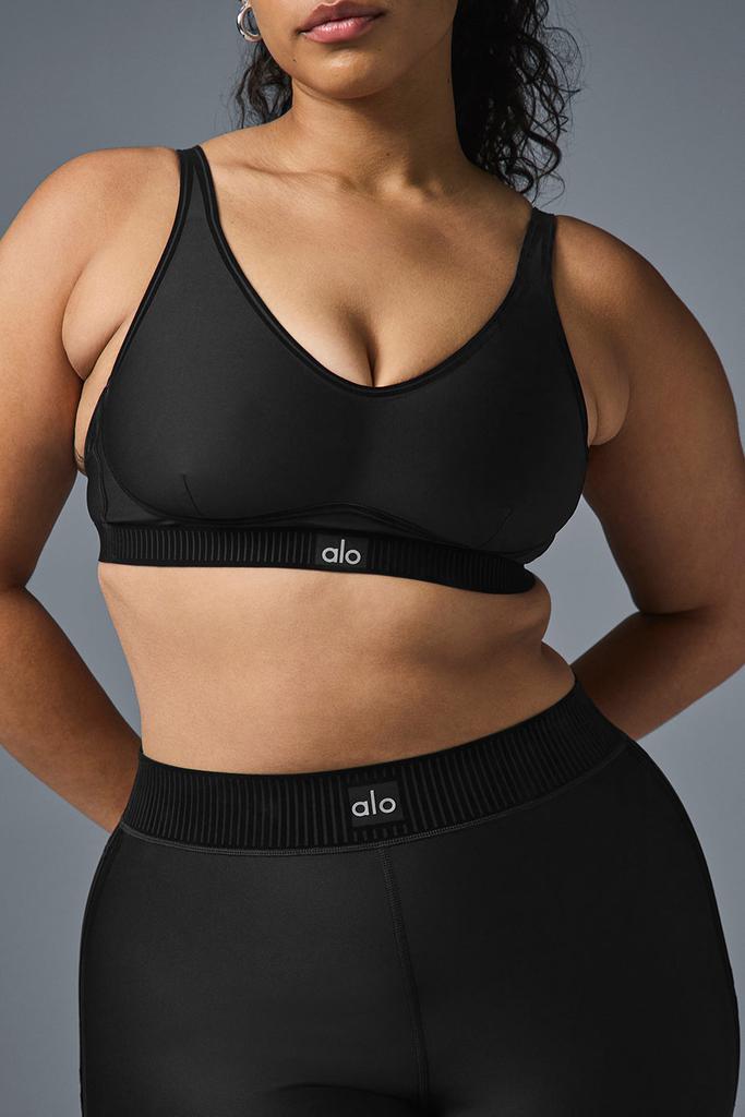 Alo Airlift Line Up Bra - Black - Lingerie - Free Shipping