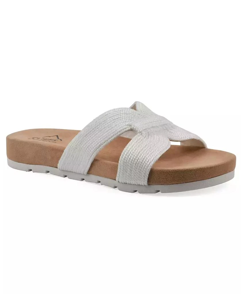 White Mountain Women
s Tindra Slip-On Sandals 1