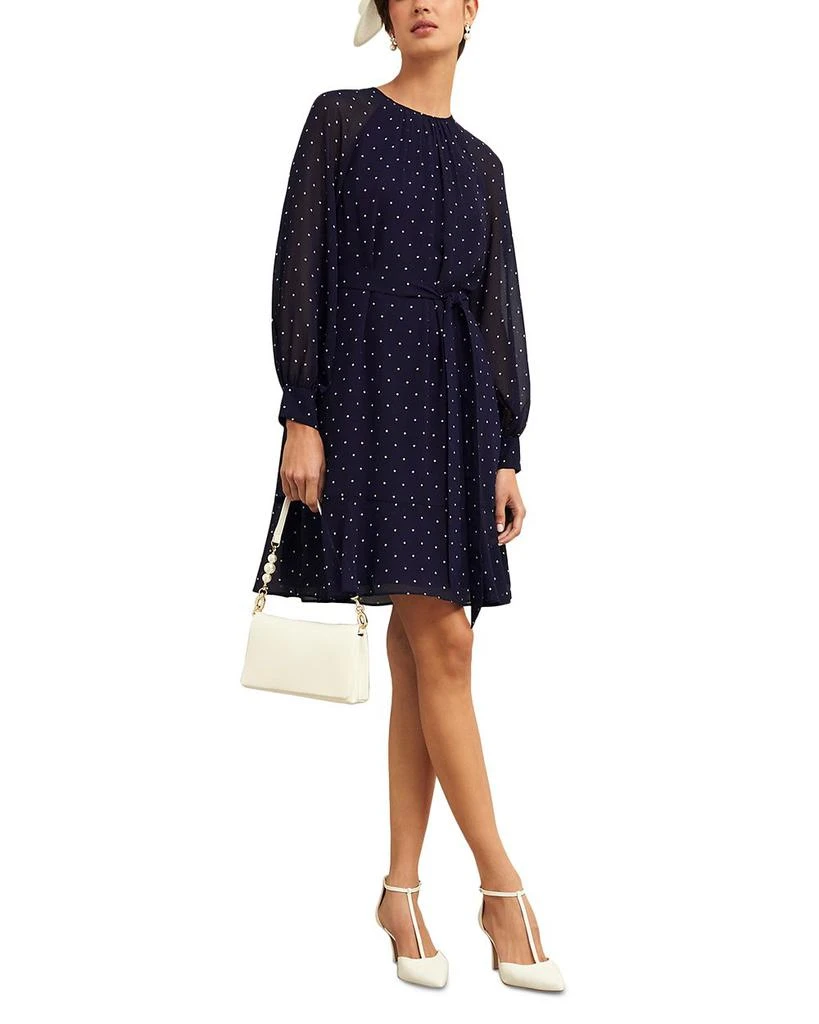 HOBBS LONDON Rosie Dot Print Dress 5