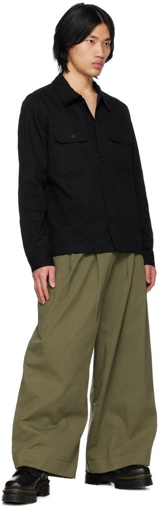 Naked & Famous SSENSE Exclusive Green Trousers 4