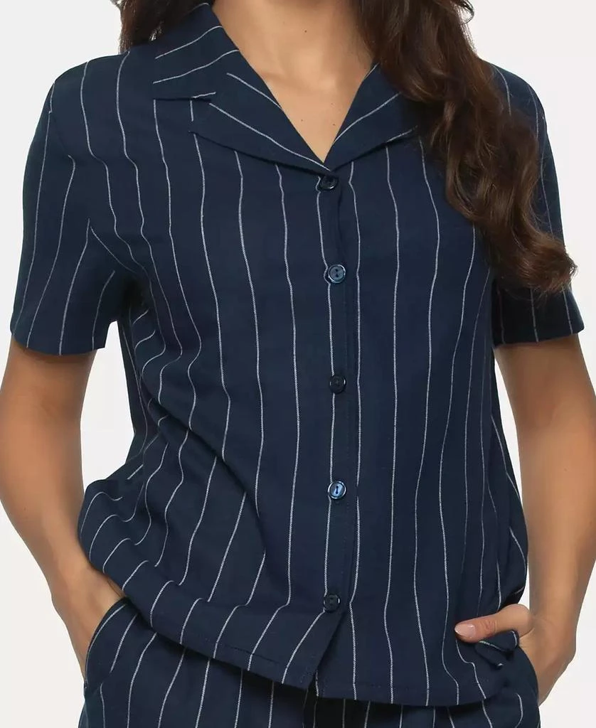 Felina Women's Mirielle 2 Pc. Shorts Pajama Set 4