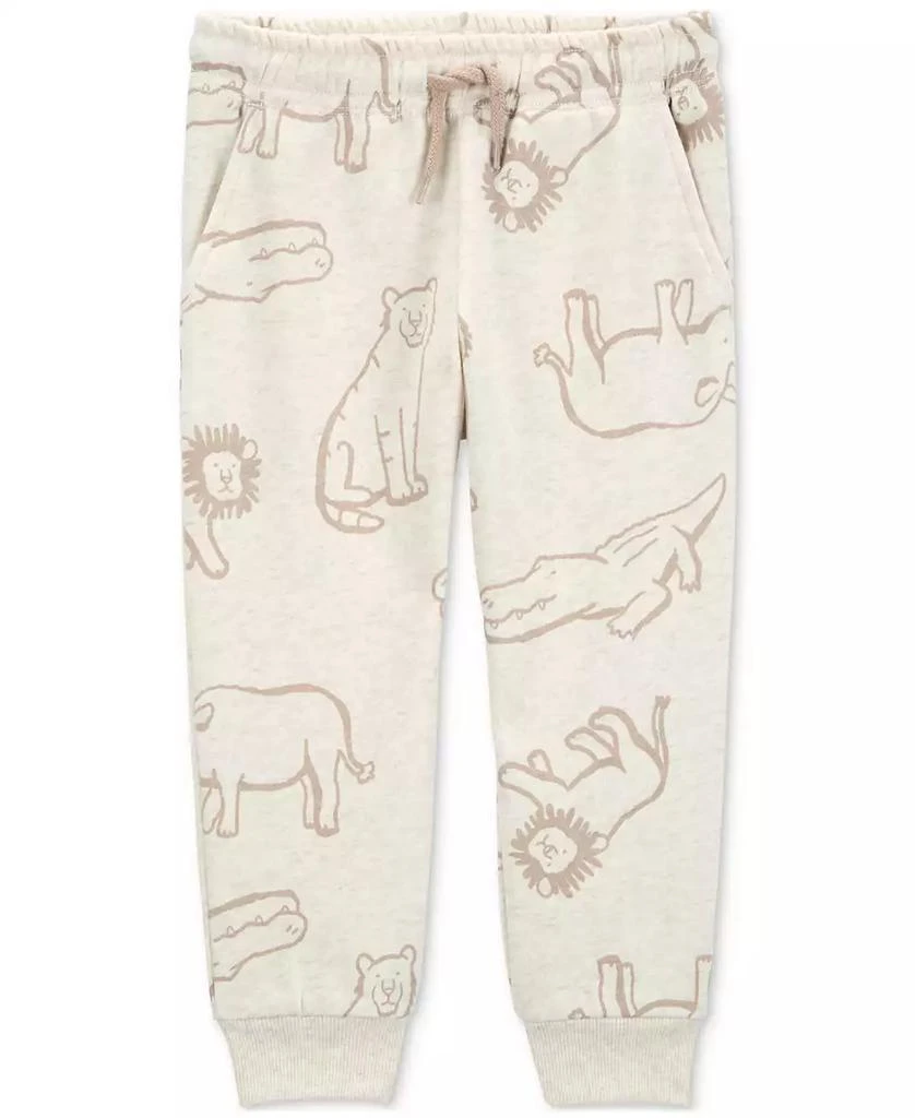 Carter's Toddler Boys Pull-On Animal Print Fleece Pants 1