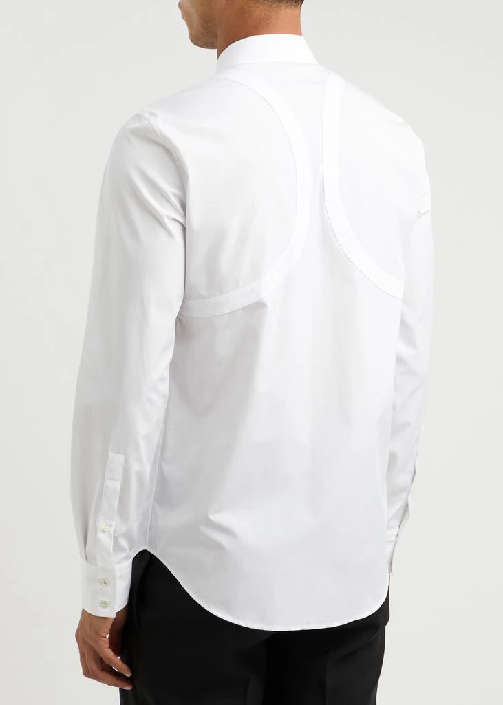 Alexander McQueen Harness cotton-poplin shirt 3