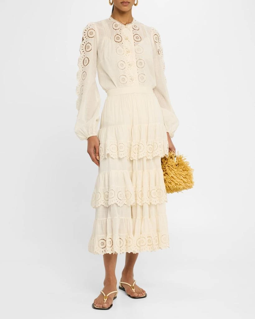 Zimmermann Lucky Embroidered Blouse 2