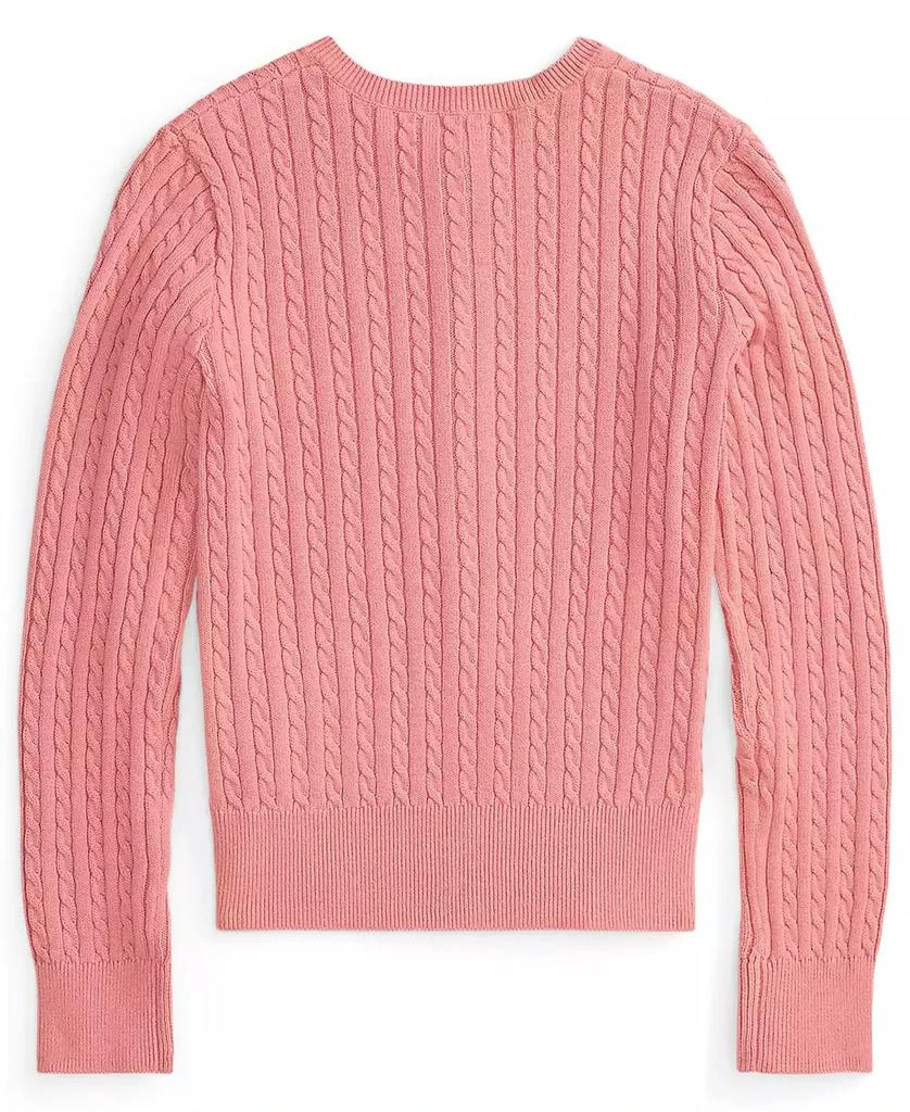 Ralph Lauren Girls
 7-16 Mini-Cable Button Front Cardigan 2