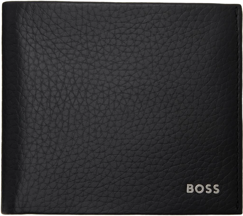 Hugo Boss Black Grained Leather Wallet