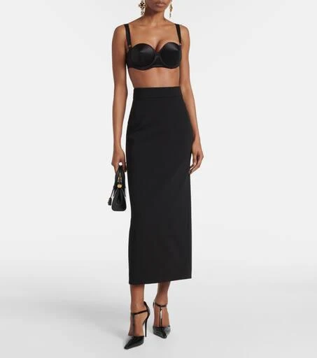 Dolce 
Gabbana Silk-blend satin bra top 4