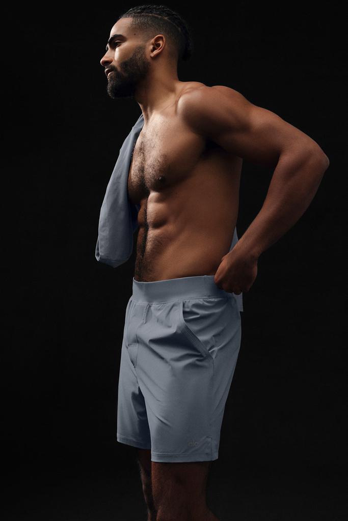 Alo 7'' Repetition Short - Steel Grey - Shorts - Free